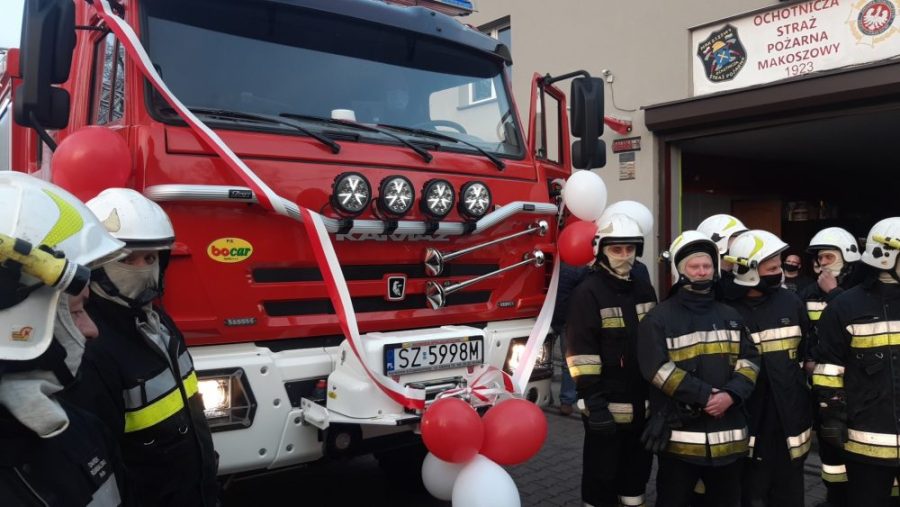 Nowy wóz strażacki w Makoszowach [ZDJĘCIA]