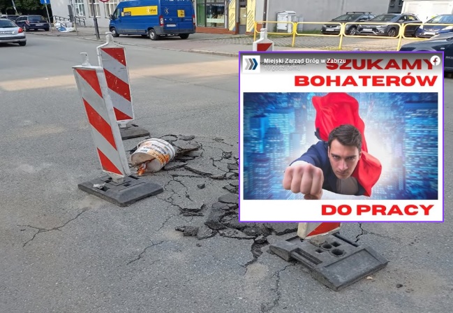 Miejski Zarząd Dróg poszukuje do pracy… bohaterów