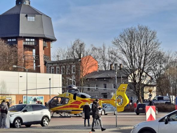 Upadek z okna. 40-latka z urazem głowy w szpitalu