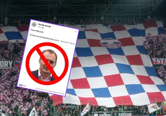 Torcida uderza w prezesa Górnika. „Na szacunek trzeba zapracować”