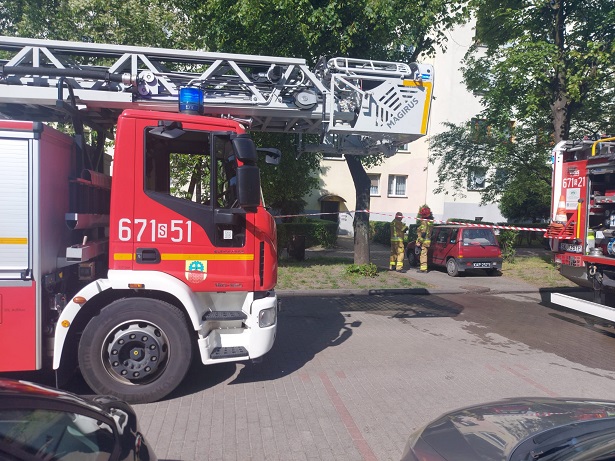 Pożar na Porembie. Jest ofiara śmiertelna