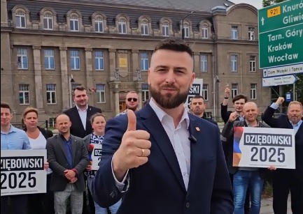 Sebastian Dziębowski zebrał podpisy poparcia