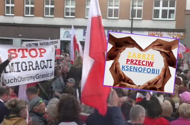 Dwie kontrmanifestacje: „Stop imigracji” i „Zabrze przeciw ksenofobii”. Policja: Bierzemy pod uwagę ryzyko konfrontacji