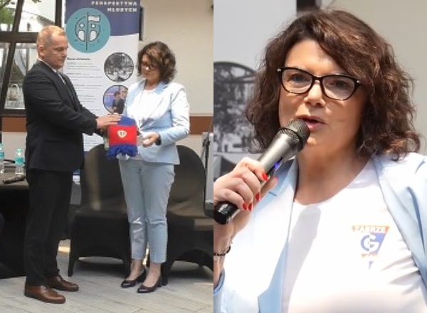 Wybory w Zabrzu. Kandydat przekazał kandydatce szalik… Piasta Gliwice