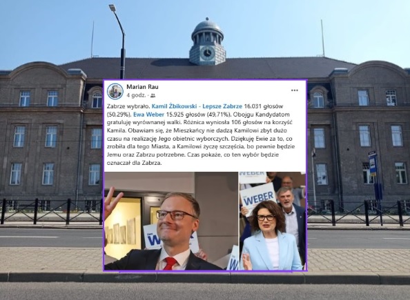 Żbikowski prezydentem Zabrza. Radny KO: Mieszkańcy nie dadzą Kamilowi zbyt wiele czasu