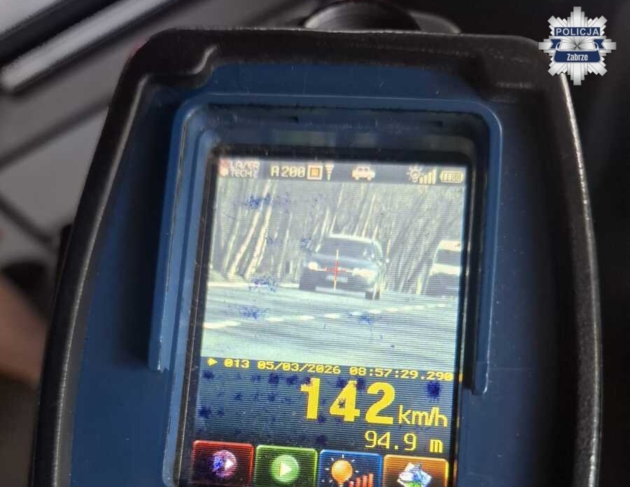 Pędził 142 km/h. 22-latek stracił prawo jazdy