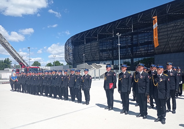 Obchody Dnia Strażaka po raz pierwszy na promenadzie stadionu