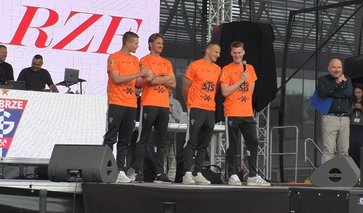 Kibice wybuchnęli śmiechem. Bramkarz Górnika powiedział, jakie zna polskie słowa